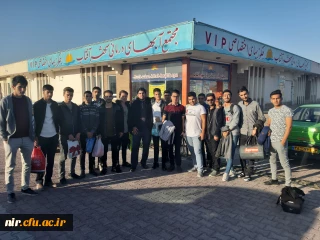 حضور جمعی از دانشجومعلمان در آبدرمانی شهر آفتاب نیر