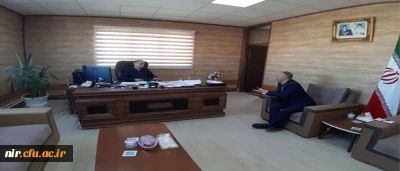 دیدار صمیمانه دکترشایگان اصل رییس مرکز با فرماندار محترم شهرستان نیر