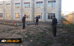 توسعه فضای سبز در محوطه مرکز 2