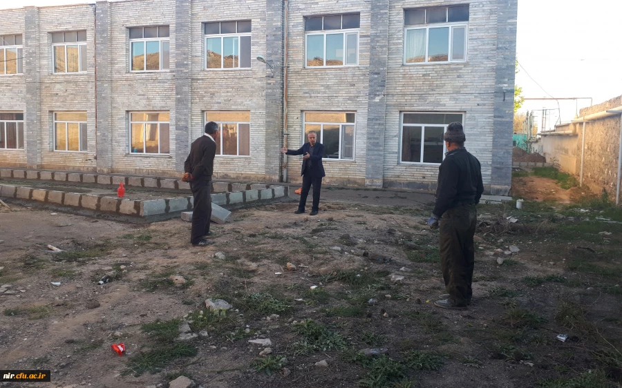 توسعه فضای سبز در محوطه مرکز 2