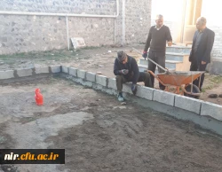 توسعه فضای سبز در محوطه مرکز 3