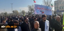 حضور گسترده دانشجو معلمان و کارکنان مرکز تابعه آموزشی آزادگان نیر در حمایت از حریم و جایگاه ولایت 5