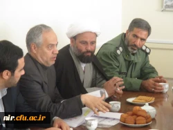 بازدید حجه الاسلام حاج آقا نعمتی امام جمعه محترم شهرستان نیر از مرکز آموزشی عالی آزادگان نیر 2