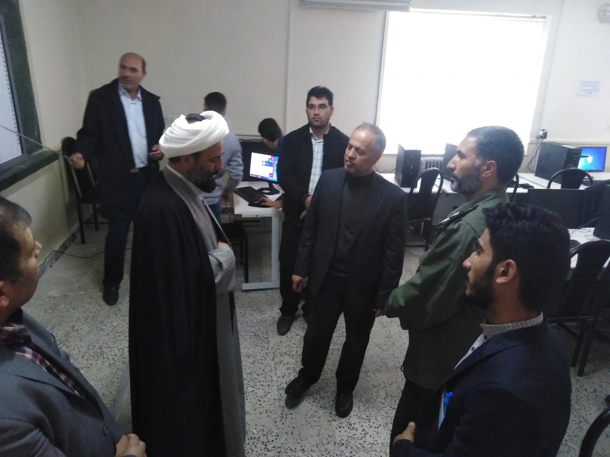 بازدید حجه الاسلام والمسلمین حاج آقا نعمتی امام جمعه محترم شهرستان نیر از مرکز آموزشی عالی آزادگان 5