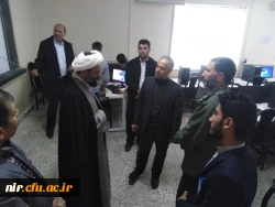 بازدید حجه الاسلام والمسلمین حاج آقا نعمتی امام جمعه محترم شهرستان نیر از مرکز آموزشی عالی آزادگان 5