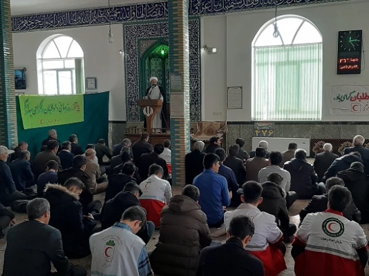 رئیس مرکز آموزش عالی آزادگان سخنران پیش از خطبه های نماز جمعه شهرستان نیر 2