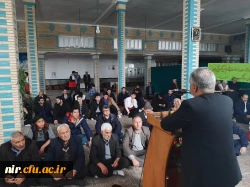 رئیس مرکز آموزش عالی آزادگان سخنران پیش از خطبه های نماز جمعه شهرستان نیر 3