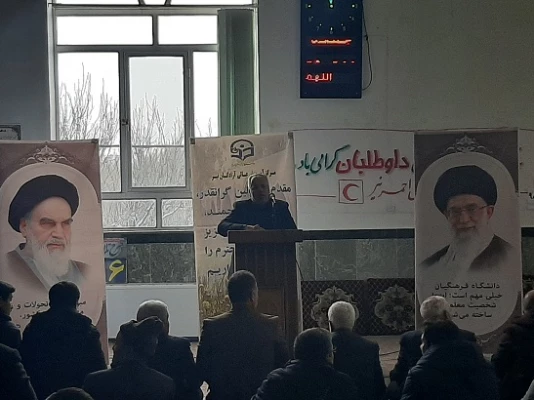 رئیس مرکز آموزش عالی آزادگان سخنران پیش از خطبه های نماز جمعه شهرستان نیر 4