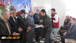 برگزاری مراسم باشکوه با حضور پرشور دانشجومعلمان ، اساتید ، مسئولان دانشگاه فرهنگیان استان ، فرماندار و روسای ادارات شهرستان نیر 2