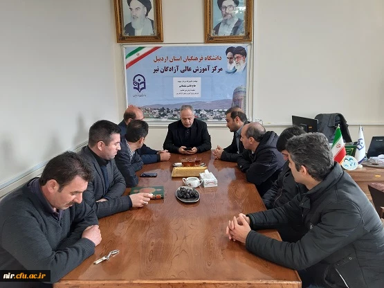 ادای احترام کارکنان مرکز آموزش عالی آزادگان نیر به سردار سپهبد شهید حاج قاسم سلیمانی 3