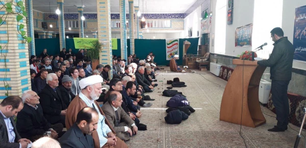 قرائت بیانیه بسیج دانشجویی دانشگاه فرهنگیان مرکز آموزش عالی آزادگان نیر 2