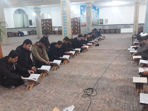 برگزاری محفل انس با قرآن در مصلی شهرستان نیر با همکاری دفتر امام جمعه شهرستان نیر و  مرکز آموزش عالی آزادگان نیر  2