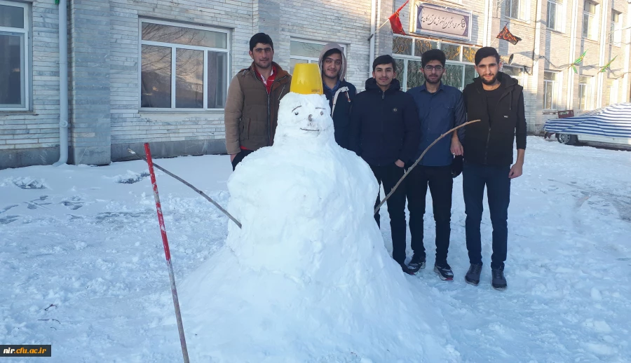 مسابقه ساخت تندیس های برفی 2
