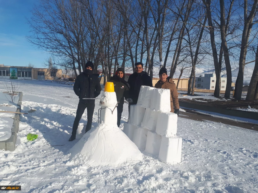 مسابقه ساخت تندیس های برفی 4