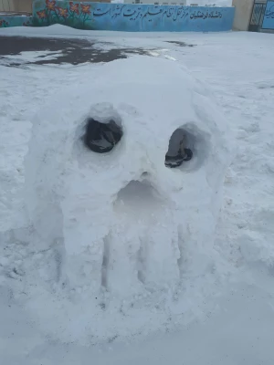 مسابقه ساخت تندیس های برفی 6