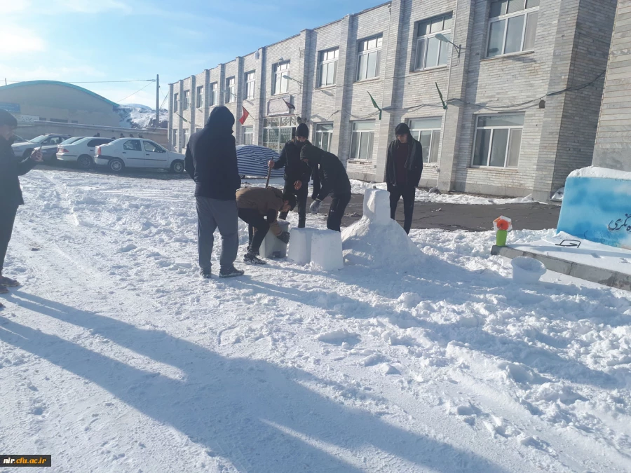 مسابقه ساخت تندیس های برفی 10