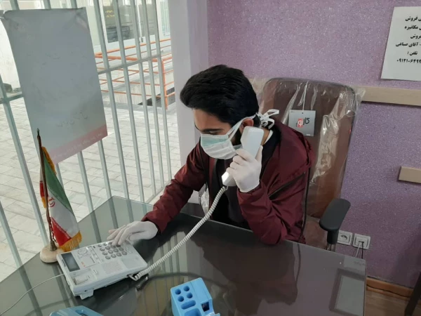 تلاش و همکاری دانشجو معلمان بسیجی مرکز آموزش عالی آزادگان نیر در فعالیت های پبیشگیری از بیماری کرونا 4