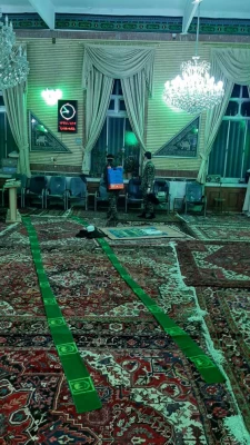 تلاش و همکاری دانشجو معلمان بسیجی مرکز آموزش عالی آزادگان نیر در فعالیت های پبیشگیری از بیماری کرونا 6