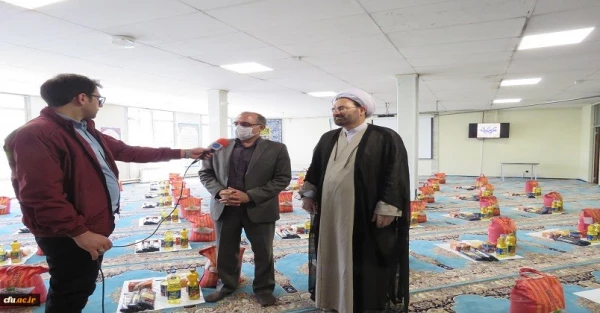 مشارکت اساتید و کارکنان مرکز آموزش عالی آزادگان نیر در رزمایش همدلی و کمک مومنانه در قالب توزیع بسته های معیشتی  3