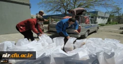 مشارکت اساتید و کارکنان مرکز آموزش عالی آزادگان نیر در رزمایش همدلی و کمک مومنانه در قالب توزیع بسته های معیشتی  5