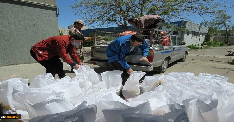 مشارکت اساتید و کارکنان مرکز آموزش عالی آزادگان نیر در رزمایش همدلی و کمک مومنانه در قالب توزیع بسته های معیشتی  5
