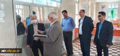 بازدید معاون هماهنگی مدیریت امور پردیس های استان اردبیل، دکتر طرلانی از مرکز آموزش عالی آزادگان نیر
