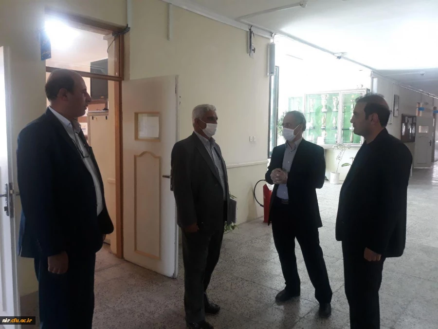 بازدید معاون هماهنگی مدیریت امور پردیس های استان اردبیل از مرکز آموزش عالی آزادگان نیر 3
