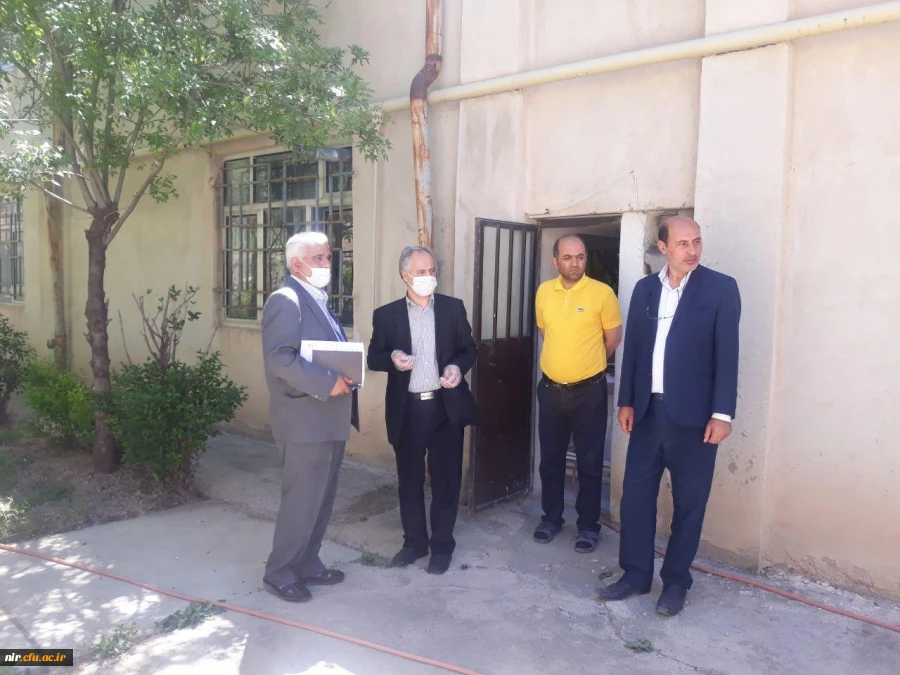 بازدید معاون هماهنگی مدیریت امور پردیس های استان اردبیل از مرکز آموزش عالی آزادگان نیر 5