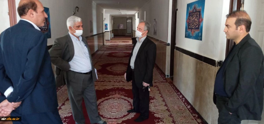 بازدید معاون هماهنگی مدیریت امور پردیس های استان اردبیل از مرکز آموزش عالی آزادگان نیر 8