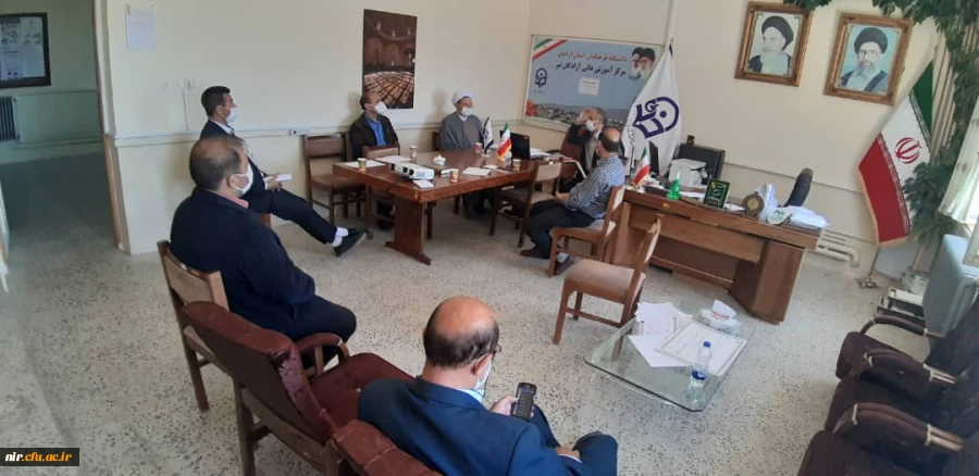 دیدار صمیمی حجت الاسلام زمانی مسئول نمایندگی نهاد مقام معظم رهبری در دانشگاه فرهنگیان استان اردبیل از مرکز آموزش عالی آزادگان نیر  2