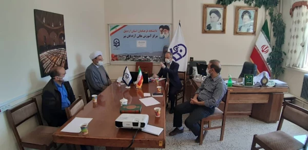 دیدار صمیمی حجت الاسلام زمانی مسئول نمایندگی نهاد مقام معظم رهبری در دانشگاه فرهنگیان استان اردبیل از مرکز آموزش عالی آزادگان نیر  3