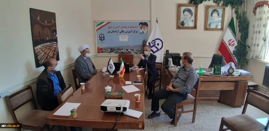 دیدار صمیمی حجت الاسلام زمانی مسئول نمایندگی نهاد مقام معظم رهبری در دانشگاه فرهنگیان استان اردبیل از مرکز آموزش عالی آزادگان نیر  3