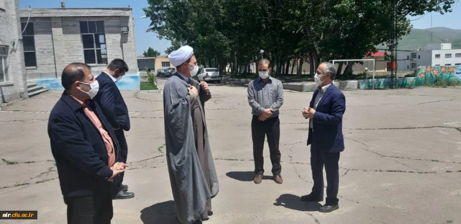 دیدار صمیمی حجت الاسلام زمانی مسئول نمایندگی نهاد مقام معظم رهبری در دانشگاه فرهنگیان استان اردبیل از مرکز آموزش عالی آزادگان نیر  4