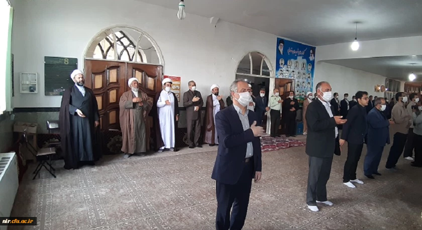 حضور  پورشور کارکنان مرکز آموزش عالی آزادگان نیر در مراسم سالروز رحلت امام خمینی (ره) و شهدای 15 خرداد 2