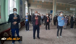 حضور  پورشور کارکنان مرکز آموزش عالی آزادگان نیر در مراسم سالروز رحلت امام خمینی (ره) و شهدای 15 خرداد 4