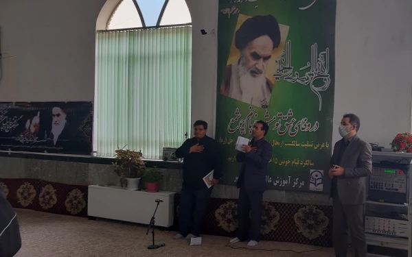 حضور  پورشور کارکنان مرکز آموزش عالی آزادگان نیر در مراسم سالروز رحلت امام خمینی (ره) و شهدای 15 خرداد 6