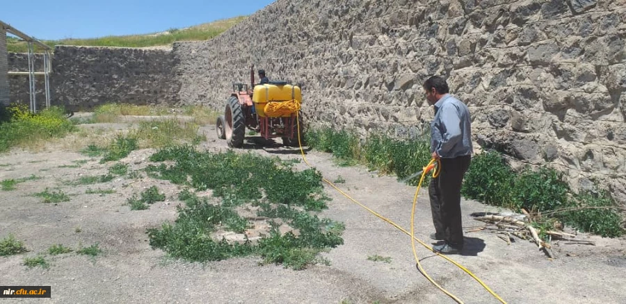 ضدعفونی و گندزدایی مرکز آموزش آزادگان نیر 2