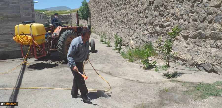 ضدعفونی و گندزدایی مرکز آموزش آزادگان نیر 4