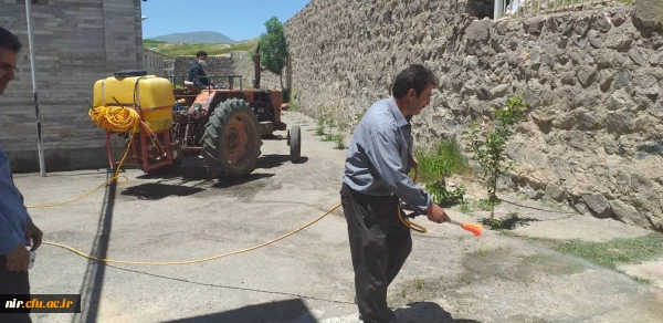 ضدعفونی و گندزدایی مرکز آموزش آزادگان نیر 4