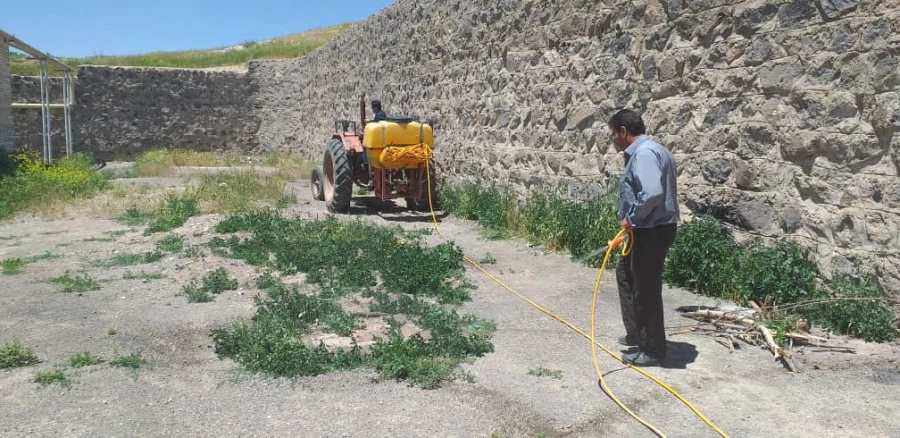 ضدعفونی و گندزدایی مرکز آموزش آزادگان نیر 5