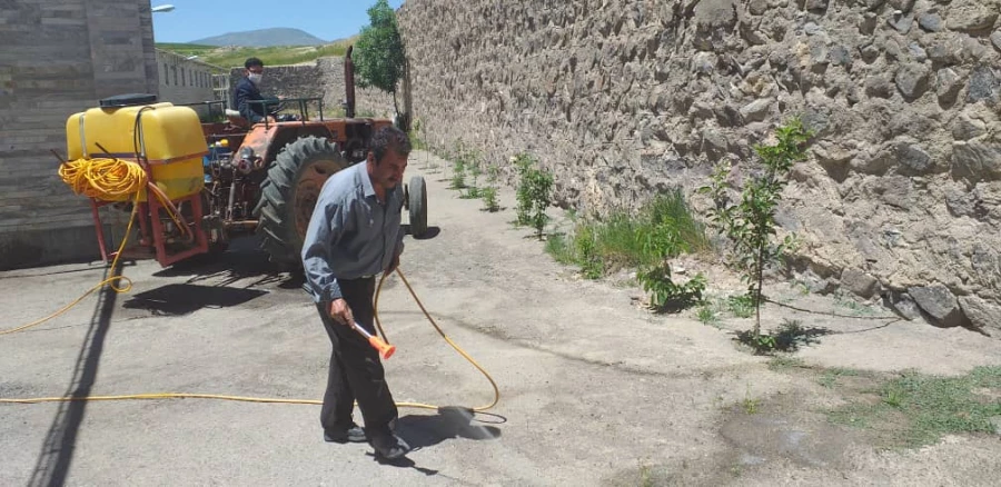 ضدعفونی و گندزدایی مرکز آموزش آزادگان نیر 7