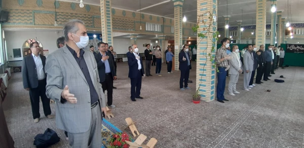 حضور کارکنان مرکز آموزش عالی آزادگان نیر در مراسم سوگواری شهادت امام جعفر صادق (ع) 2