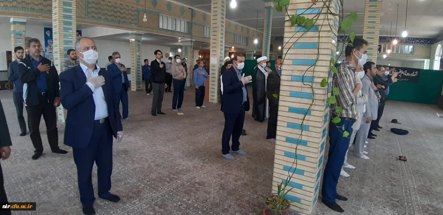 حضور کارکنان مرکز آموزش عالی آزادگان نیر در مراسم سوگواری شهادت امام جعفر صادق (ع) 3