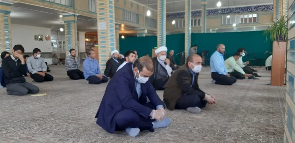 حضور کارکنان مرکز آموزش عالی آزادگان نیر در مراسم سوگواری شهادت امام جعفر صادق (ع) 4