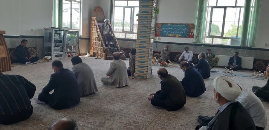 حضور کارکنان مرکز آموزش عالی آزادگان نیر در مراسم سوگواری شهادت امام جعفر صادق (ع) 6