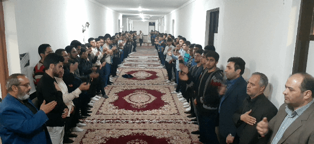 مراسم پرفیض جا ماندگان اربعین حسینی و سوگواری سید و سالار شهیدان حضرت اباعبدالله الحسین (ع) در مرکز آزاداگان نیر